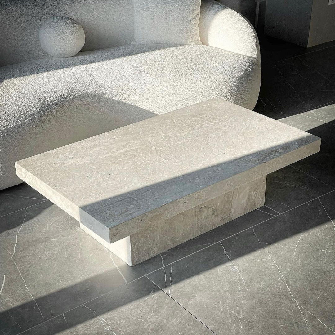 Table basse en Travertin Emilie